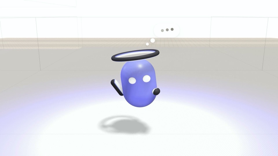 RoomBot in the RoomSort house, from the onboarding video